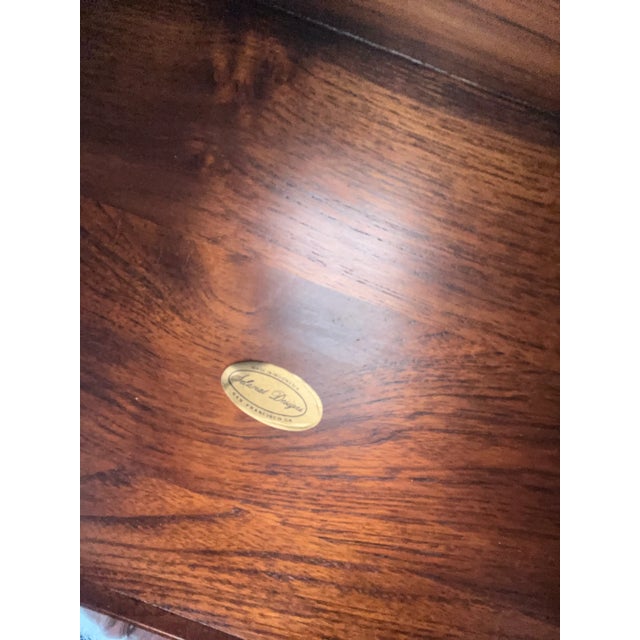 Coffee Vintage Selanal Designs , Ga. Adjustable Nesting Table Footsto;; Ladder For Sale - Image 8 of 9