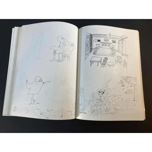 350 drawings made during the artist's travels, in his usual satirical and witty style.Presentation copy from the artist,...