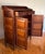 Antique 1860s Black Walnut Hutch Cabinet With Key For Sale - Image 4 of 12