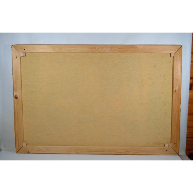 Paula Salonen (20th Century) “Still Life With Corals“ Oil on Canvas Signed and Dated 1990 For Sale - Image 12 of 12