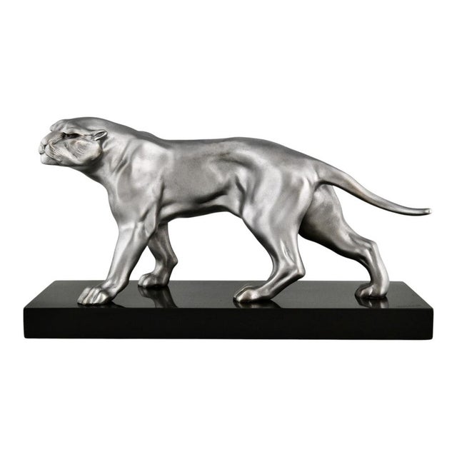 Art Deco Panther Sculpture by Limousin France, 1930 For Sale - Image 11 of 11