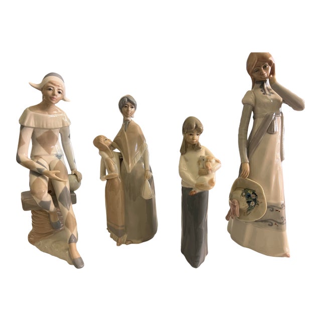 Lot of 4 Porcelain Casades Figurines For Sale