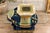 1970s Vintage Chinese Glazed Ceramic Royal Elephant Garden Seat, Side Table, With Custom Glass Top, Chinoiserie For Sale - Image 5 of 7