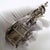Metal Large Vintage Italian Handmade Silver Carretto Siciliano Carriage with Enameled Parts, Sicily, 1980s For Sale - Image 7 of 13