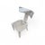 Interlude Home Interlude Home Klismos Lucite Desk Chair For Sale - Image 4 of 7