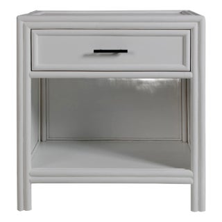 Capri End Table in Light Gray For Sale