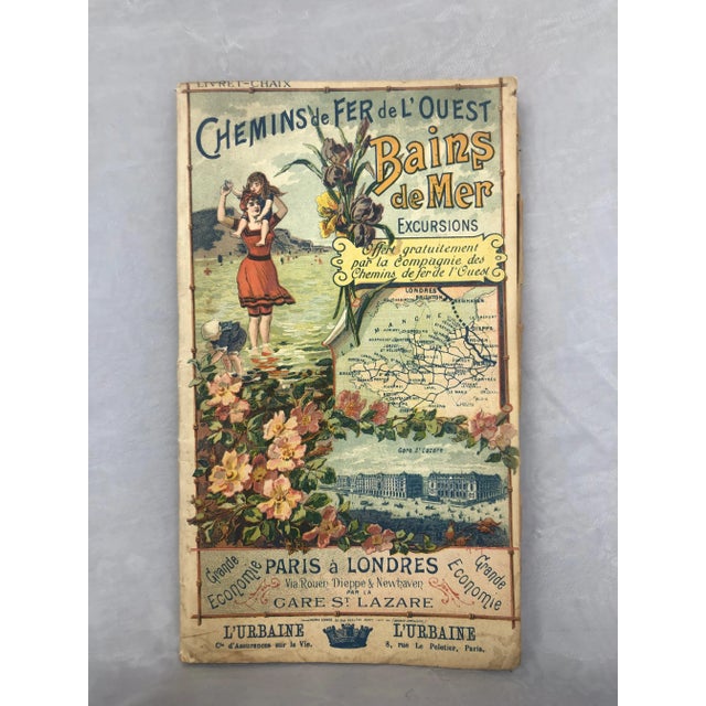 Published in 1897, this antique travel guide is filled with information about Gilded Age era French seaside resorts and...