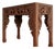 19th Century Antique Chinese Hand-Carved Elmwood Console Table - Traditional Wood Peg Joinery For Sale