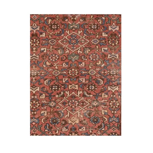 Persian Hammedan Rug-3′7″ × 6′5″ For Sale - Image 4 of 5