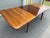 Mid-Century Modern 1950's Solid Walnut Dining Table + Leaves + Pad Protector by Bissman Furniture For Sale - Image 17 of 18
