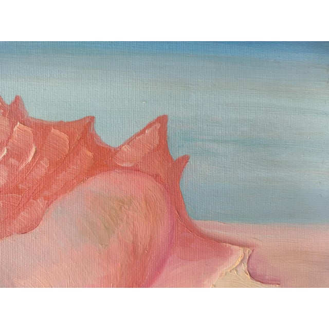 Contemporary Whispers of the Sea – Original Coastal Oil Painting by Anita Blythe 11 X 14 For Sale - Image 3 of 11