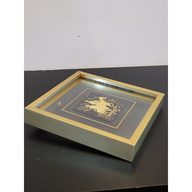 1990s Don Quixote Sancho Panza Damascene Style Art Installation For Sale - Image 9 of 14