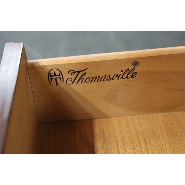 Thomasville Mahogany Triple Mirror Dresser For Sale - Image 9 of 12