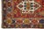 Red Vintage Kazak Caucasian Wool Runner With Multicolor Geometric Design For Sale In New York - Image 6 of 8