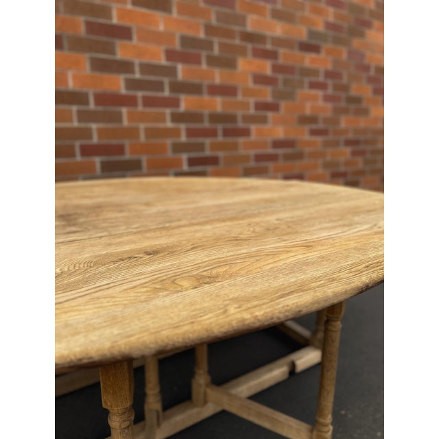19th Century Oak Gateleg Table For Sale - Image 13 of 18