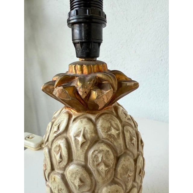 Terracotta Pineapple Lamp Base, 1950s For Sale - Image 17 of 18