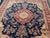 Navy Blue 11ft 10in × 15ft 4in Persian Sarouk Area Rug For Sale - Image 8 of 12