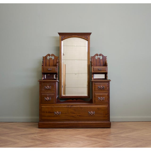 Antique British Edwardian Dressing Chest, 1900s For Sale - Image 10 of 10