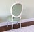 Julia Gray Hand-Painted Side Chair in Celadon Green For Sale - Image 4 of 5