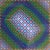 A 1980 Op Art serigraph print by Hungarian-French Op Art artist Victor Vasarely (1906-1997). Titled "Ferde," this print...