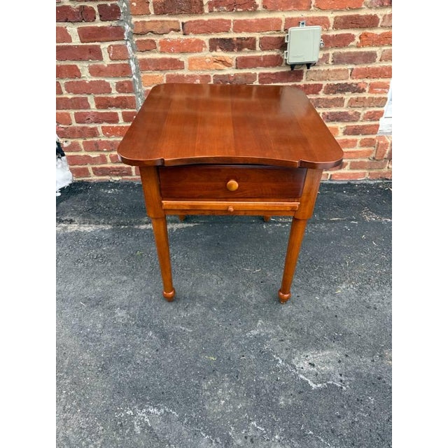 American Vintage Sheraton Style Side Table by Lexington Furniture For Sale - Image 3 of 15