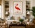 Scarlet Ibis With an Egg, Vintage Art Print Reproduction, 20" X 30" For Sale - Image 10 of 12
