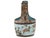A Japanese polychrome enamel bucket with a handle. The ware is enameled with a polychrome design representing butterflies...