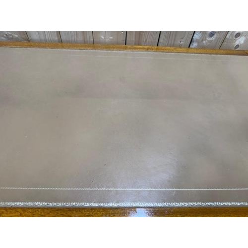 Large Louis XVI Style Flat Desk For Sale - Image 5 of 13