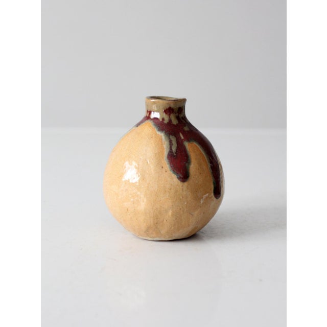 Vintage Studio Pottery Bud Vase For Sale - Image 4 of 10