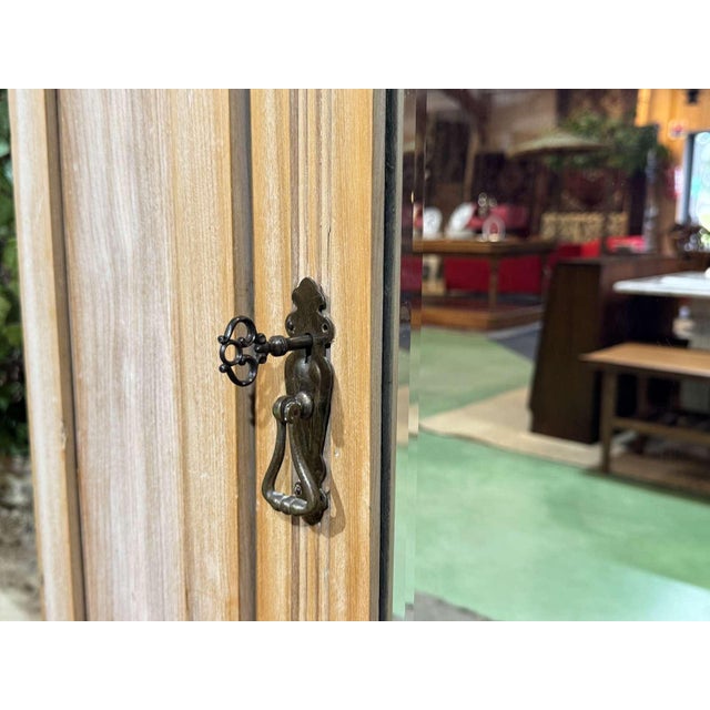 Wood English Maple Wardrobe, 1950s For Sale - Image 7 of 16