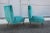 Mid-Century Modern Set of Green Velvet Lounge Chairs by Gigi Radice for Minotti, 1950s For Sale - Image 3 of 9