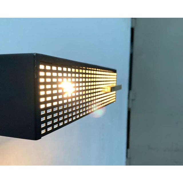 Mid-Century German Minimalist Perforated Wall Lamp, 1960s For Sale - Image 14 of 18