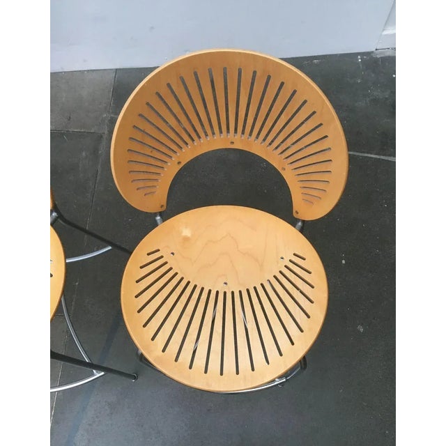 Danish Trinidad Bar Stools and Table by Nanna Ditzel for Fredericia, 1990s, Set of 4 For Sale - Image 10 of 18