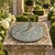 A classic iron garden sundial inspired by traditional English estate landscapes reading, "Grow old along with me. The best...