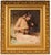 This is a charming Post-Impressionist painting of a young girl caught in an intimate moment of brushing her hair. William...