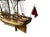 Alan Burghart Scale Model of HMS Rose 1757 Wooden Ship Display Case Handmade For Sale - Image 9 of 17