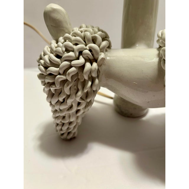 1950s Spaghetti Poodle Dog Lamp For Sale - Image 12 of 12