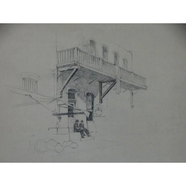 Early 20th Century Bess Haddon Canright: Olvera Street, Los Angeles, Circa 1930 For Sale - Image 5 of 9