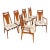 Vintage Broyhill Brasilia Style Dining Chairs Six Set Mid Century Modern Design For Sale