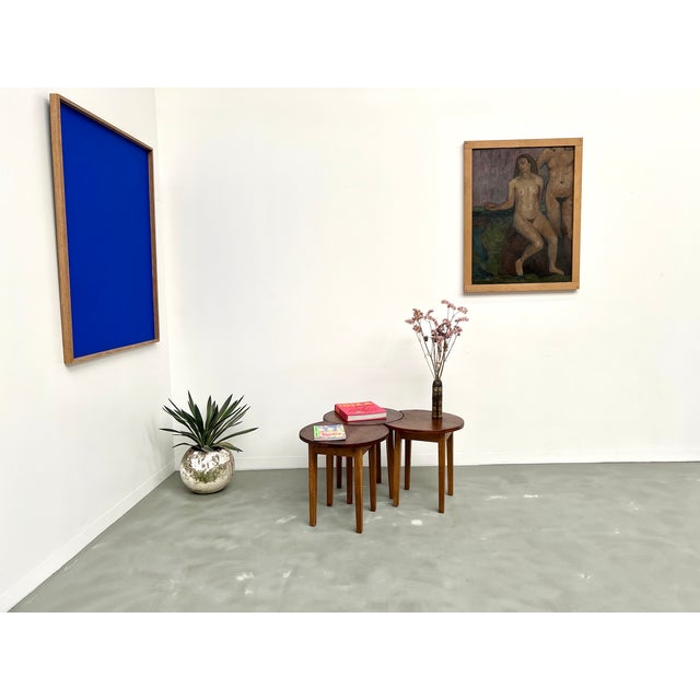 Demi-Lune Coffee Tables, Denmark, 1960s, Set of 3 For Sale - Image 12 of 17