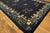 1920s Black Background Color With Floral Design Antique Chinese Peking Rug For Sale - Image 11 of 12
