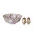 Porcelain Goblet and Vases, Set of 3 For Sale - Image 6 of 6