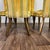 Designer 1970s Velvet Striped High Back Chairs For Sale - Image 10 of 15
