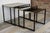 Nesting Tables in Gold-Plated and Black Metal, 1970s, Set of 3 For Sale - Image 9 of 9