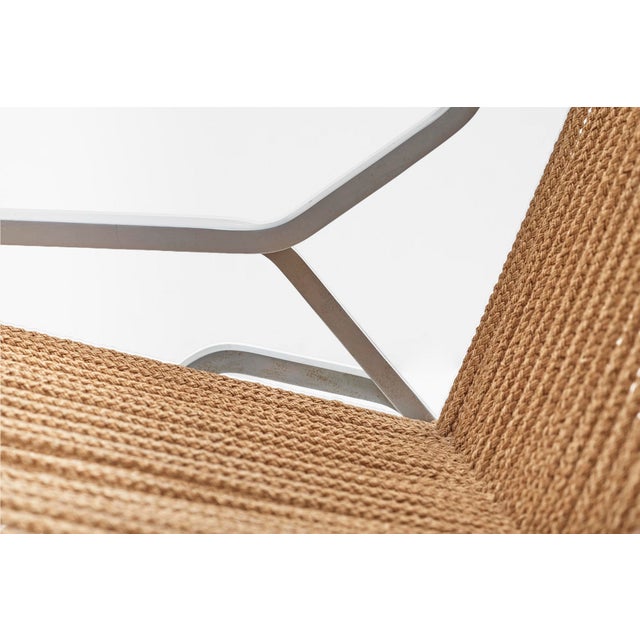 Beige Vintage Beige Flagline PK 25 Chair by Poul Kjærholm for Fritz Hansen, 1950s For Sale - Image 8 of 9