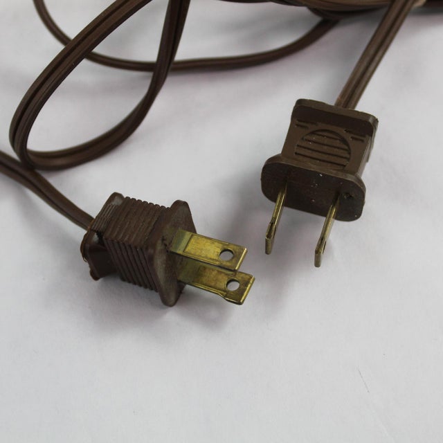 Mid 20th Century Vintage Opalescent Glass Table Lamps White Floral Nightlight Base - A Pair For Sale - Image 5 of 5