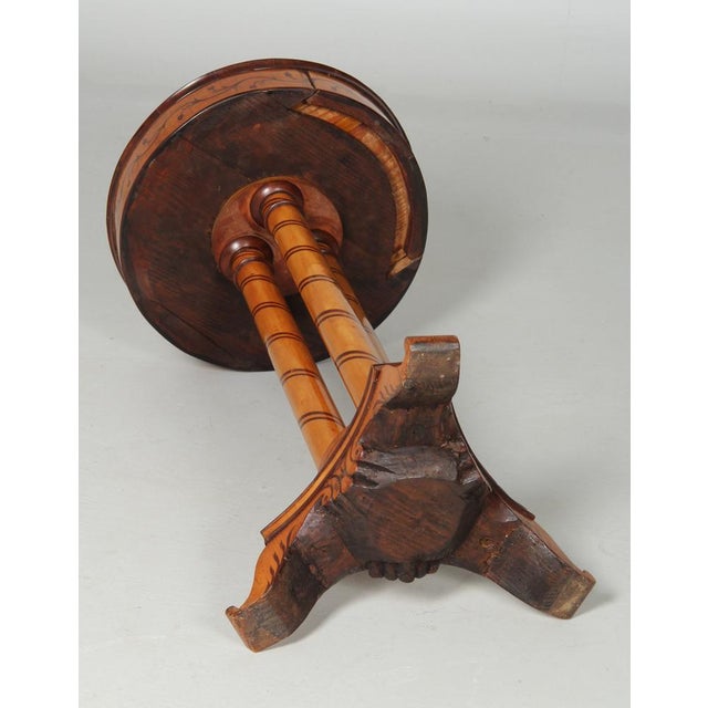 Biedermeier Side Table, 1830s For Sale - Image 11 of 12