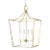 Chapman & Myers by Visual Comfort Studio Southold Medium Lantern, Brass For Sale