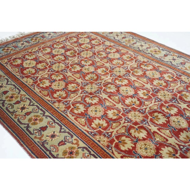 Antique Haji Jalili Tabriz Rug 3'7'' x 5'3'' For Sale In New York - Image 6 of 10