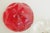 1990s Norman Mercer Lucite Flower Orb Red and Clear Paperweights Pair Of For Sale - Image 9 of 13